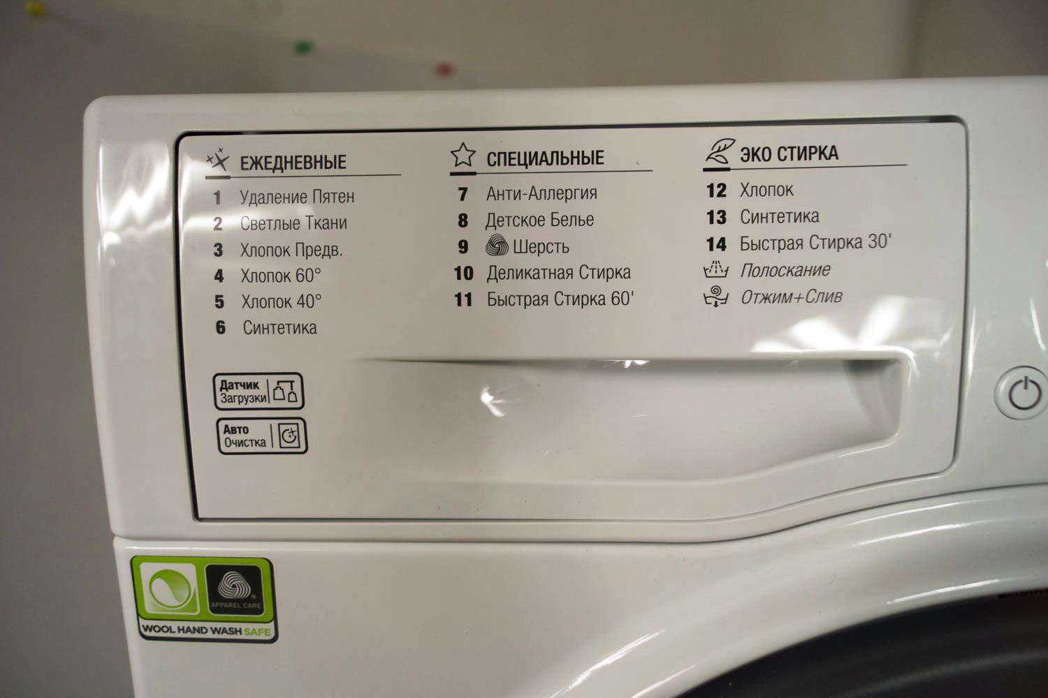 Коды ошибок стиральных машин ariston