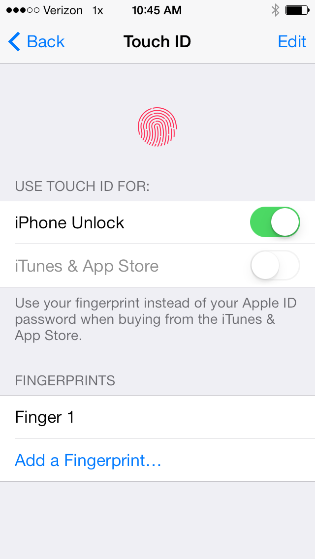 Не удается завершить настройку touch id на iphone, что делать?