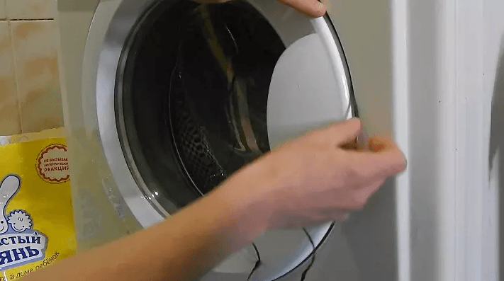 Как открыть стиральную машину, если сломалась ручка