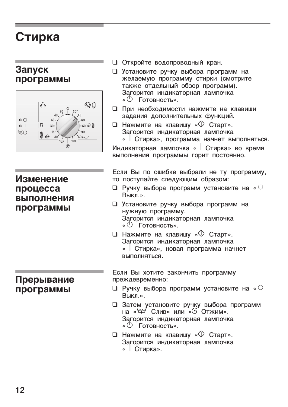 Инструкция и руководство для bosch wfc1663oe на русском