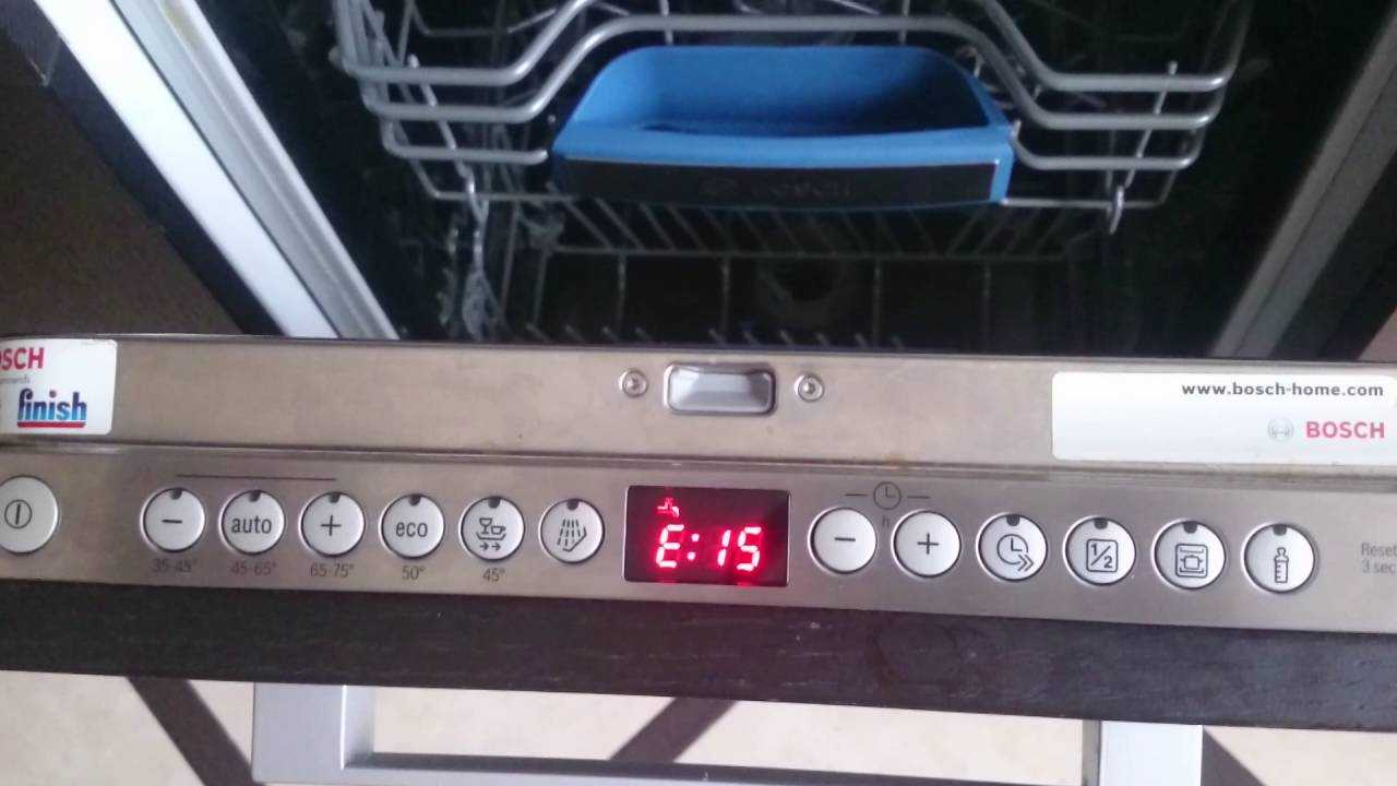 Горит индикатор кран на посудомоечной машине