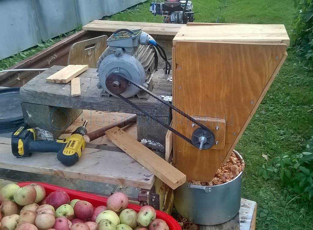 Пресс для яблок своими руками из стиральной машины