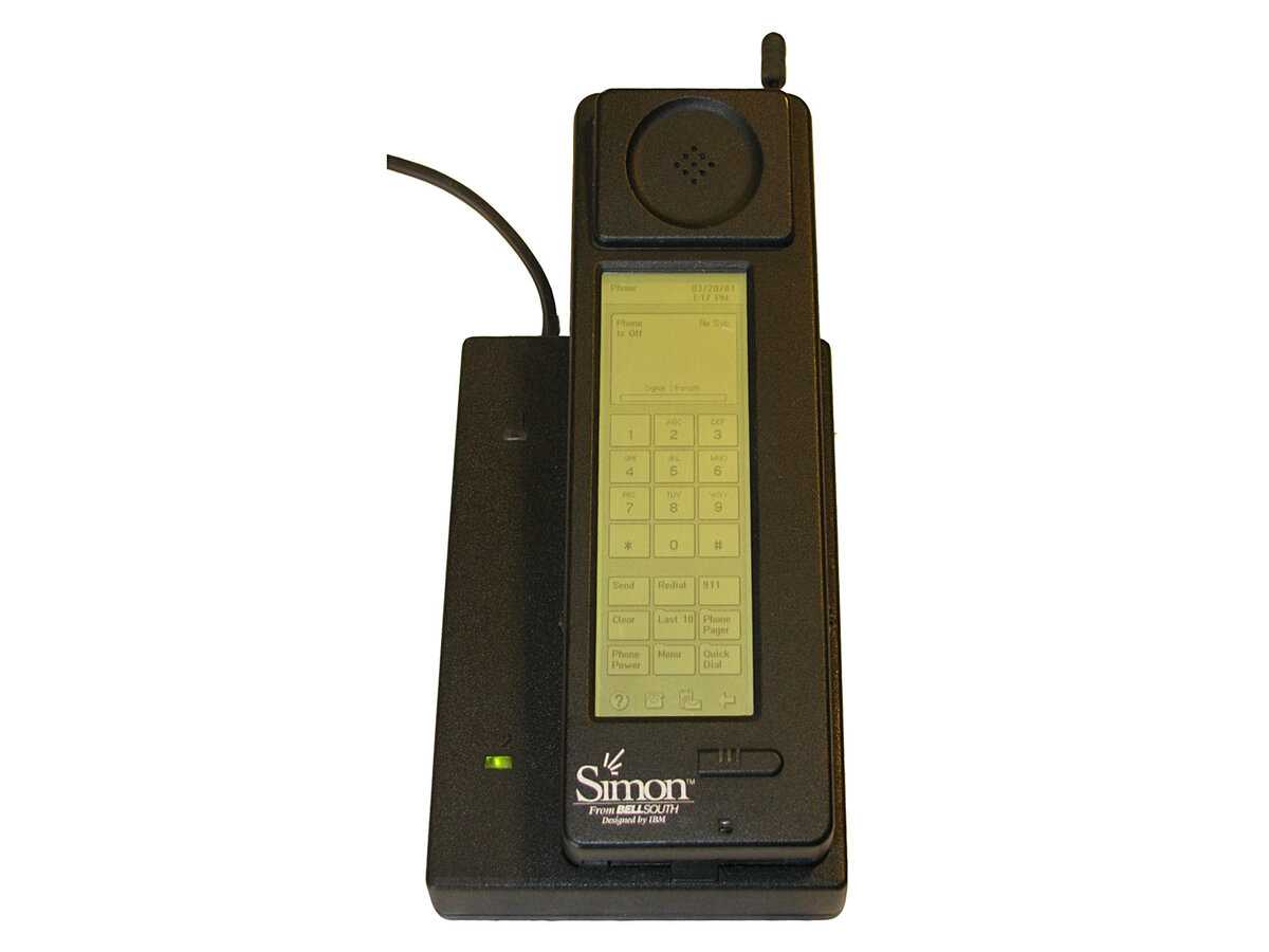 Самый первый сенсорный телефон - topkin