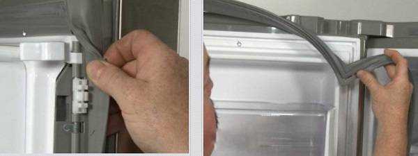 Что сделать чтобы резинка холодильника хорошо прилипала. замена уплотнительной резинки на холодильнике.