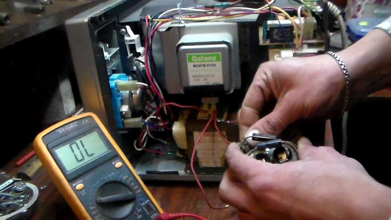 Проверка, ремонт и замена магнетрона в микроволновке