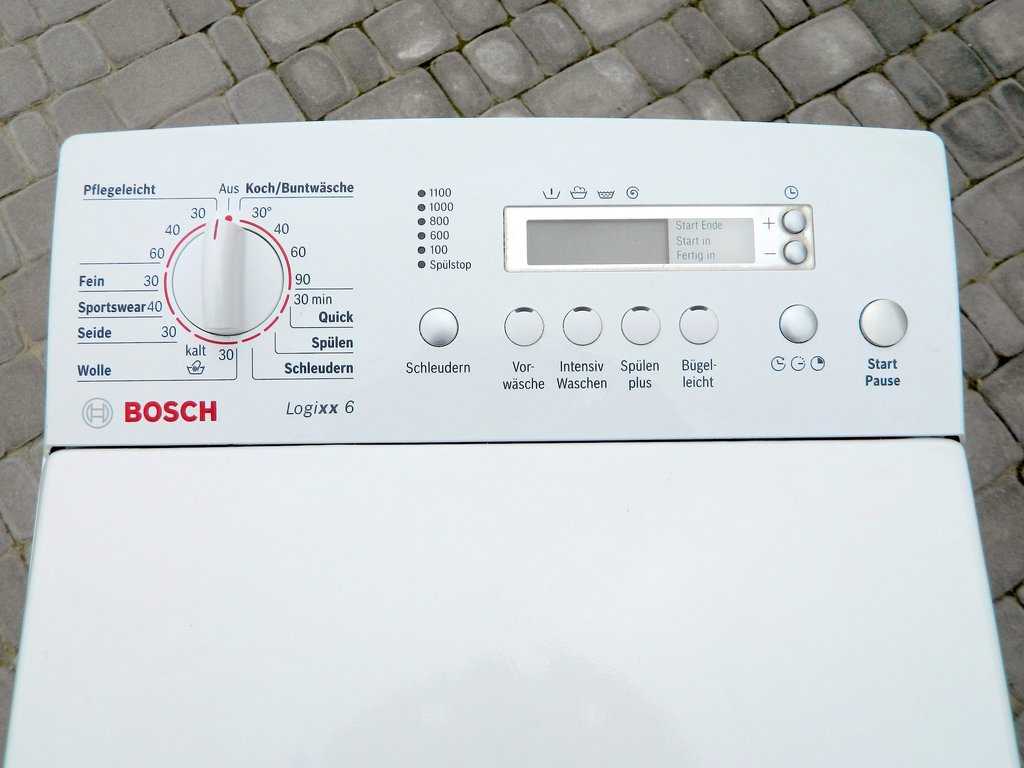 Маркировка стиральных машин бош