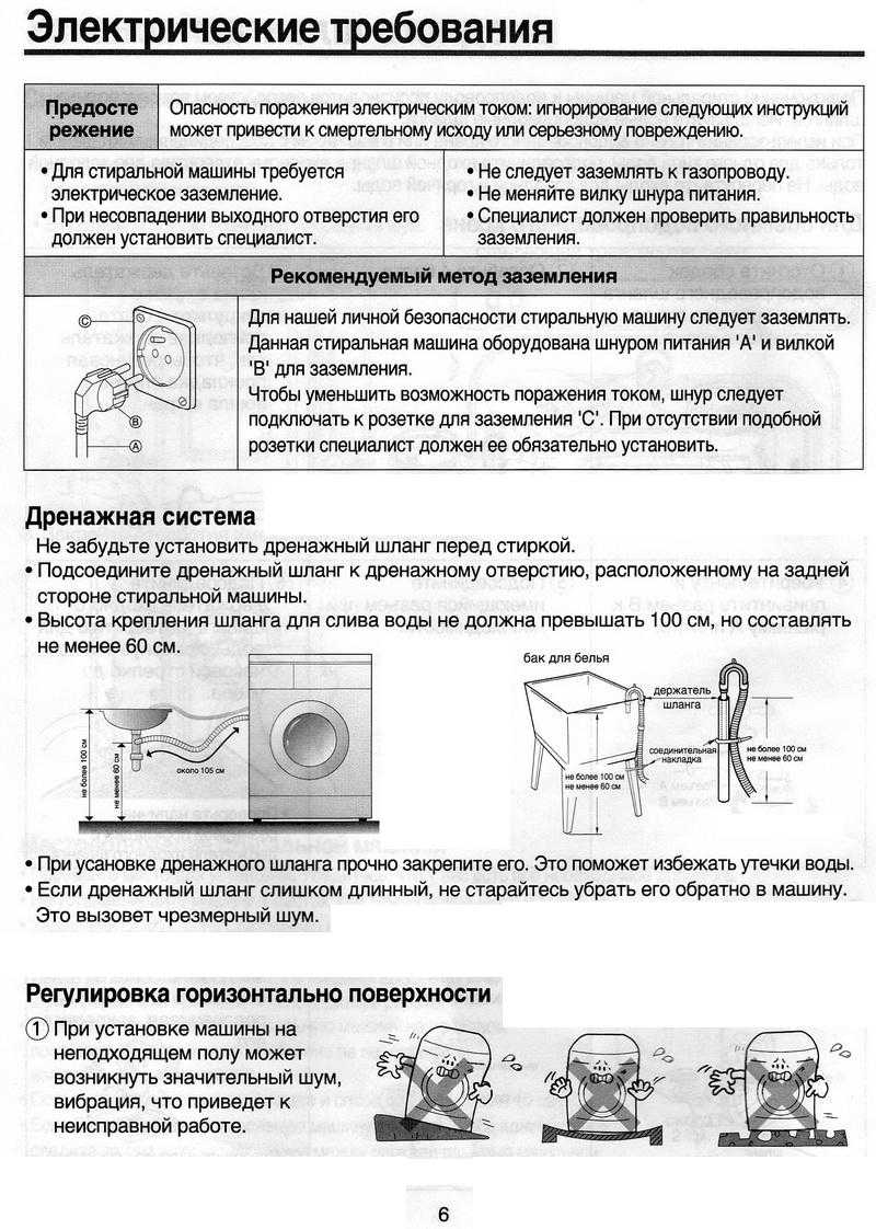 Инструкция и руководство для daewoo dwd-f1011 на русском