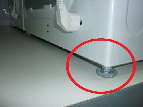 Как отрегулировать ножки для стиральной машины и выровнять ее?