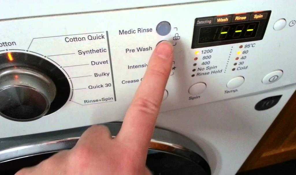 Почему не включается стиральная машинка индезит кнопки горят а не стирает